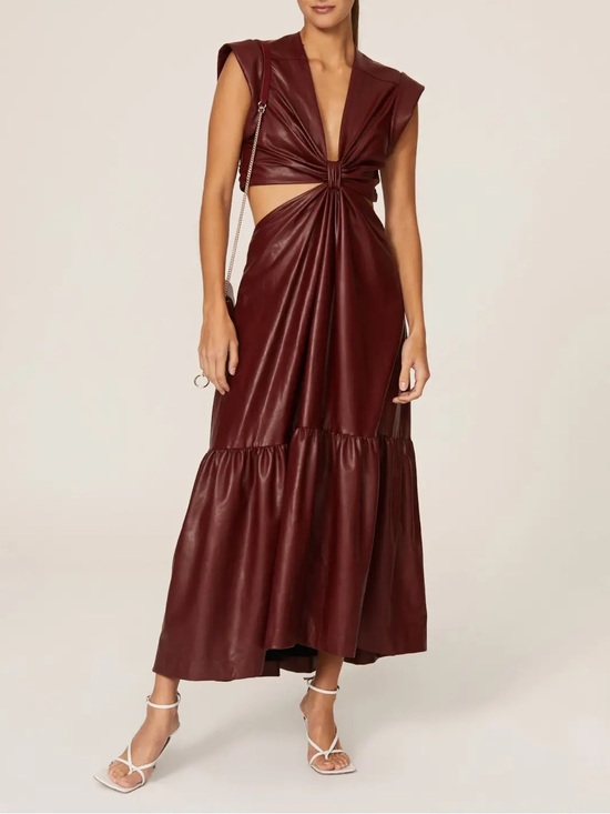 A.L.C. Dresses & Skirts - A.L.C. Alexandria Cut-Out Faux Leather Dress